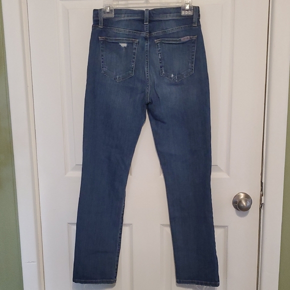 Joe's Jeans Men's Distressed Blue Straight Jeans - Picture 3 of 8